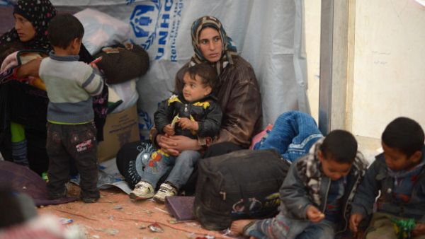 New Syrian Refugees arrive at a refugee camp in Northern Jordan (Getty Images)