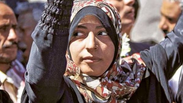 Tawakul Karman has been a tireless campaigner for civilian rights in Yemen. She dedicated her Nobel Peace Prize to "all the activists of the Arab Spring".