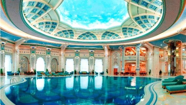 The Ritz-Carlton, Riyadh is prominently situated within the Diplomatic Quarter and is next to the King Abdul Aziz Conference Centre The Ritz-Carlton, Riyadh is prominently situated within the Diplomatic Quarter and is next to the King Abdul Aziz Conference Centre