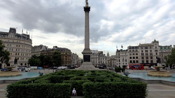 London's protest-central or 'Tahrir' is Trafalgar Square. The latest in a series of stop-the-war-massively-attended-London protests from this last decade that congregated at Trafalgar to protest an unpopular war.