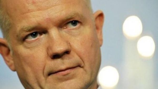 UK Foreign Secretary William Hague will be present at the talks