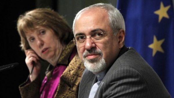 Iran's FM Javad Zarif will meet with EU foreign policy chief Catherine Ashton Monday evening (File Archive/AFP)
