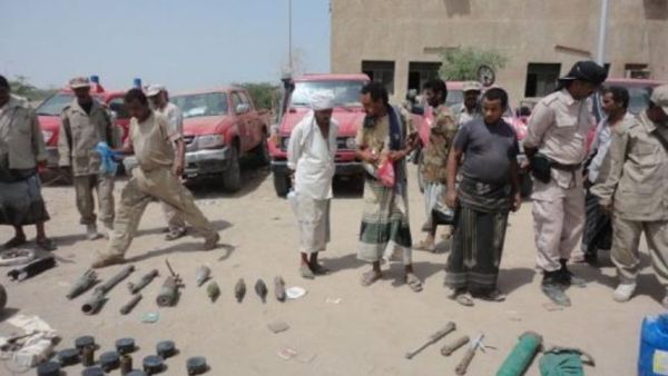 الغام تم تفكيكها في ابين بعد دخول الجيش
