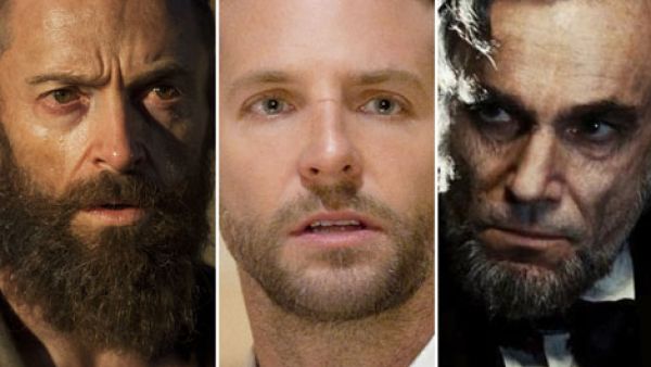 Some of this year's Leading Male Actor nominees look like they're straight from the caves of Afghanistan. (image courtesy of www.hindustantimes.com )