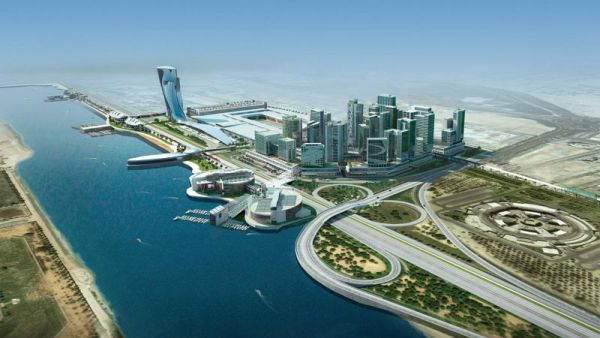 Aerial view of Mohammad Bin Zayed City