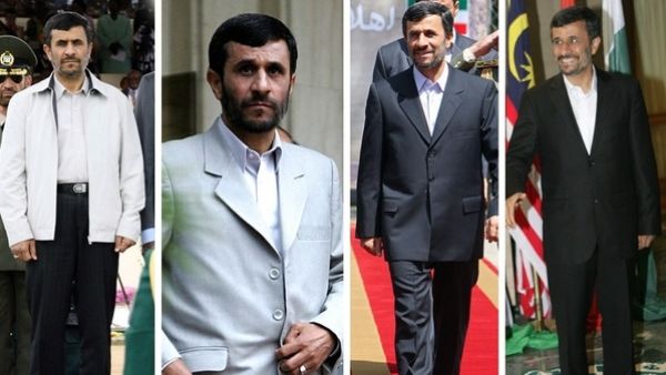 From jackets to tailored suits, Ahmadinejad's critics had complained he could be damaging the Iran’s image with “bad fashion.” (Courtesy: www.adinnerguest.com)