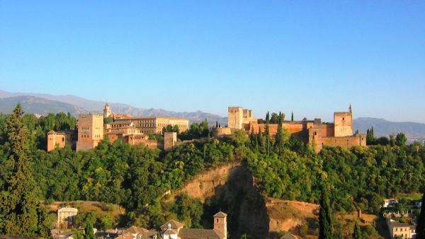 Alhambra of Granada, Andalusia, once Moorish Spain, is a UNESCO World Heritage Site, and the inspiration for 
lore and many a legend.
