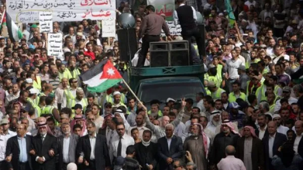 تظاهرة في عمان بعد صلاة الجمعة
