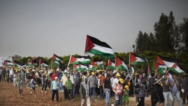 مسيرة لعرب واسرائيليين للمطالبة بحق العودة للاجئين الفلسطينيين
