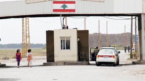 Lebanon's Arida border crossing in the north of the country.