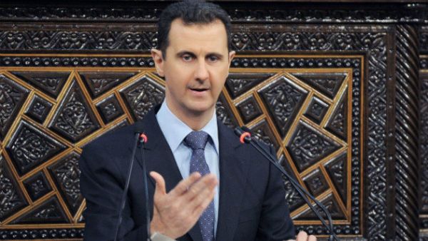  الاسد يلقي خطابه امام مجلس الشعب
