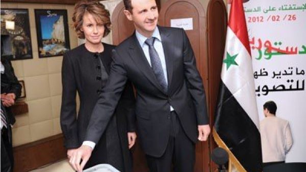 الاسد يقترع