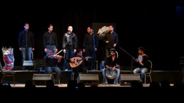 The Awela Balady Ensemble will perform a special concert dedicated to legendary Egyptian musician Sheikh Imam on Tuesday, 16 April, at the Cairo Opera House's open-air theatre. (Photo: Wasla FM)
