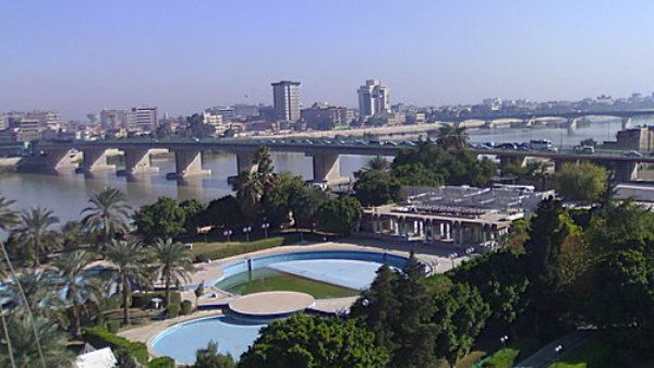 Baghdad, whose name signifies 'God's Gift', once an oasis of learning and enterprise, and always a beautiful city scape as shown pre-destruction of the 'invasions'. 