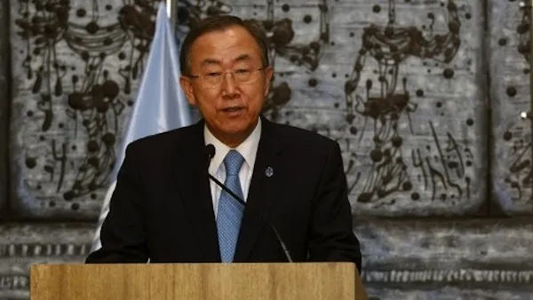 "Enough is enough," Ban Ki-moon told Syria's delegations on Wednesday. (AFP/File)
