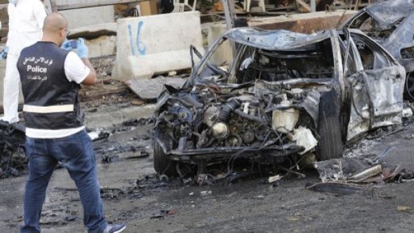 More than 50 people were wounded from Friday morning's bomb explosion in central Beirut (Anwar Amro/AFP)