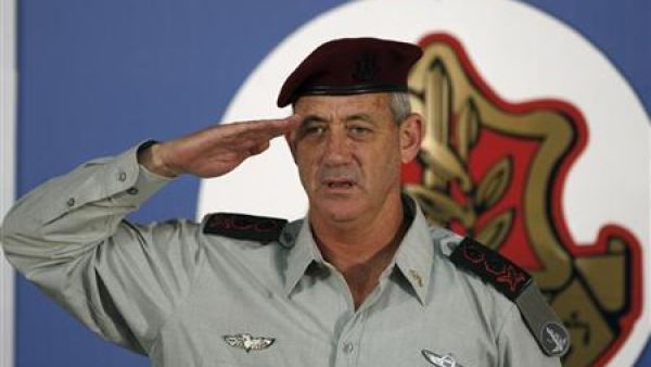 اللفتنانت جنرال بيني جانتز رئيس اركان الجيش الاسرائيلي في القدس
