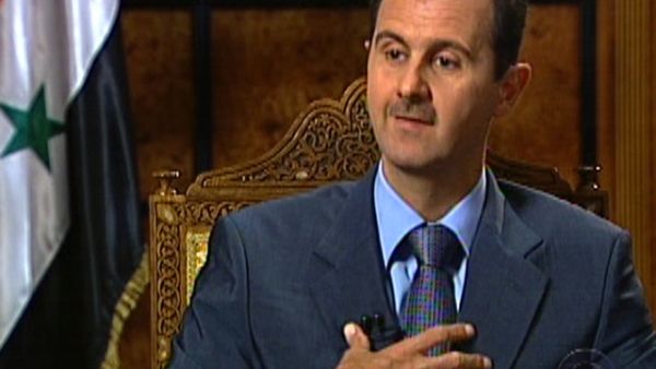 "I do not deal with crises emotionally," Assad said. "I do not deal with crises emotionally," Assad said.