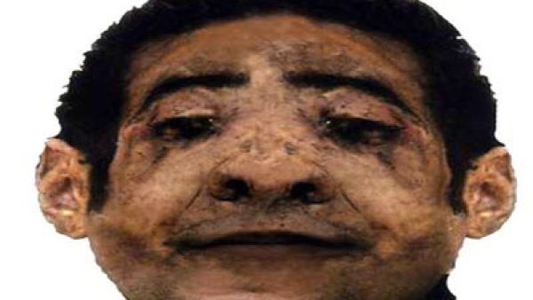 صورة الانتحاري المفترض بعد الترميم 