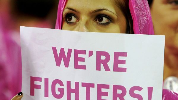 The traditionally pink and very woman-led approach to the breast cancer awareness world struggle, is taking on a 
new unorthodox male face in ultra-patriarchal Saudi Arabia.