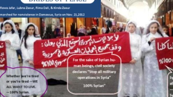 Brides of Peace have disappeared since protesting the Assad regime.