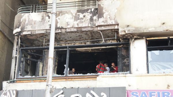 'Hey, they're making us look violent and unreasonable. Let's burn them down!"