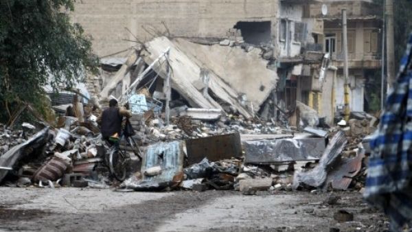 Infighting between rebel groups have left many northern areas in shambles (Ahmad Aboud/AFP)