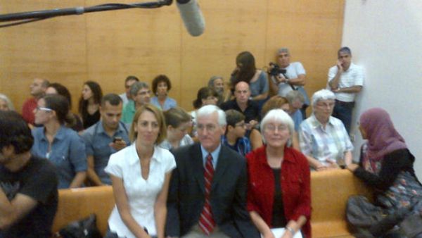 Corrie's family awaiting the verdict in court this morning