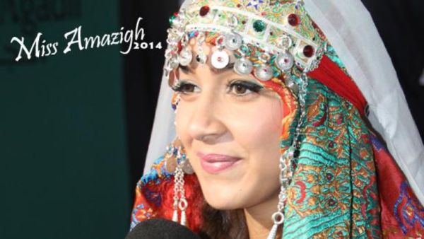 Asmaa Sarah, 19, was crowned Miss Amazigh 2014 in Agadir. [Al Arabiya]