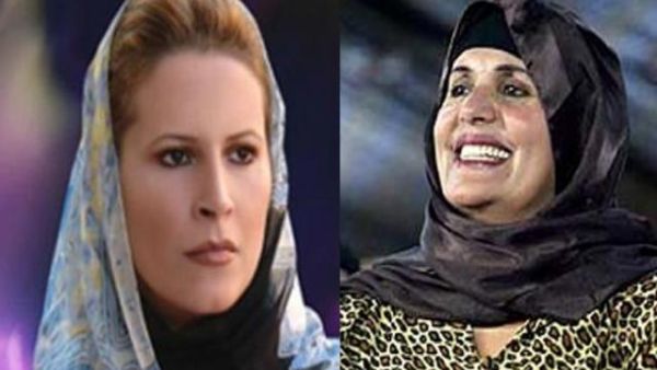 Mother and daughter, Aisha and Safia, share in their grief for father Gaddafi, and brother Muttassem. They witnessed,
together with the world-web-watching community, the last breaths their father and brother/ son took.
