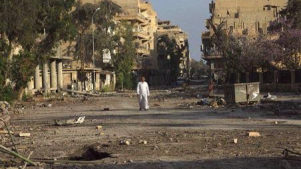 The late Syrian MP Mujhem al-Sahu who was killed Sunday represented the Deir al-Zor province which has witnessed many violent clashes between rebel and regime forces (Reuters)