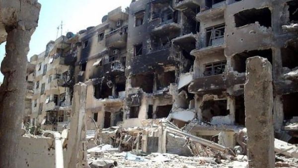 Destruction in Aleppo