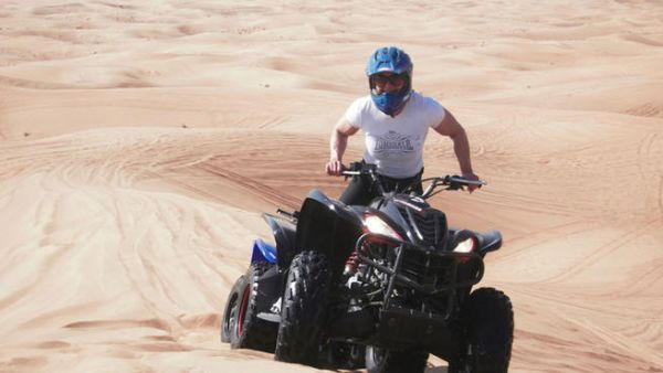 Quad bike in the Dubai