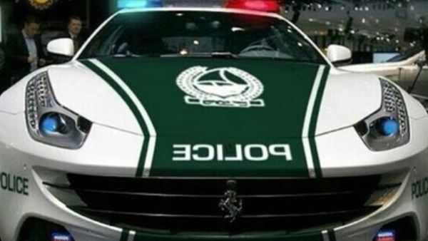 Ferrari sports cars will be the Dubai Police’s new wheels. (Twitter)