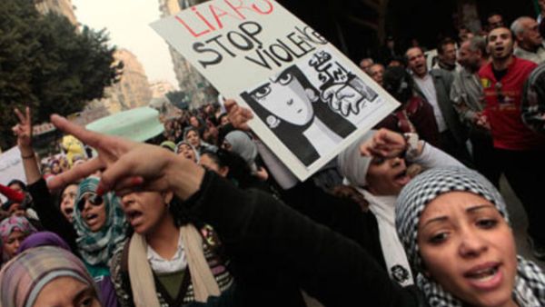 Egyptian women take a stand against sexual harassment. 