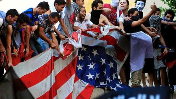 We know you're upset but is this the best way to express your anger Egyptians?