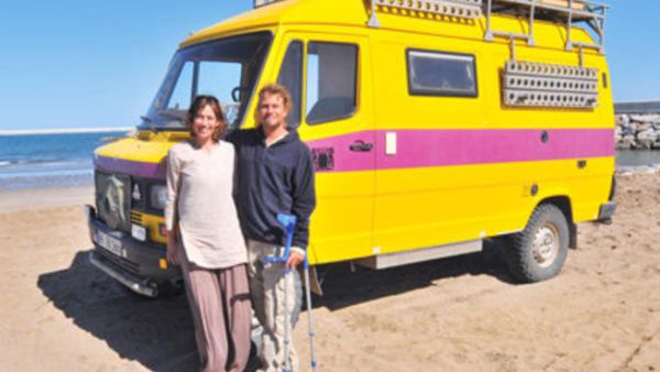 Kurner with his wife, Laila.