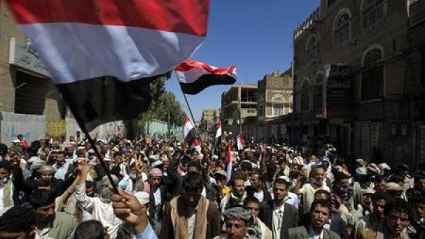 متظاهرون ضد صالح في صنعاء