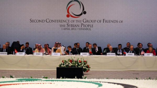 Almost 100 nations were represented  at the Second Conference of the Friends of the Syrian People.