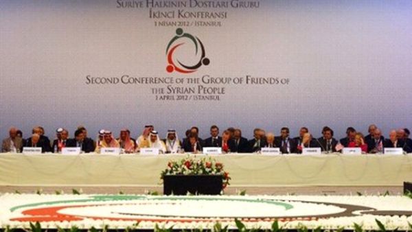 The Friends of Syria group have previously held meetings on ways to end the conflict in Syria. The group hopes the talks in London with Syrian opposition leaders will ensure that the Geneva II talks in November result in a successful political solution to end the bloody conflict (Courtesy of Al-Arabiya) 