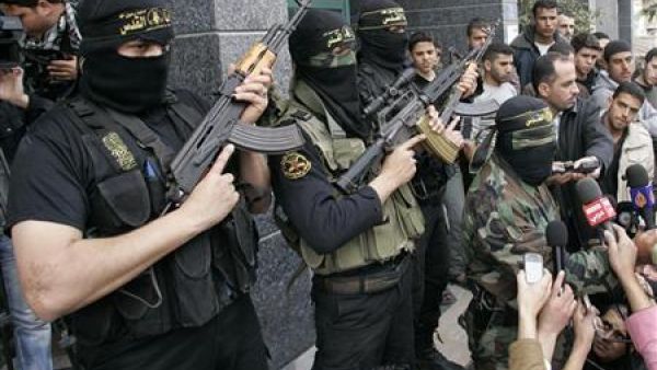 Jihadist militants  in Gaza.