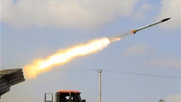 صاروخ جراد موجه من غربي مصراتة 