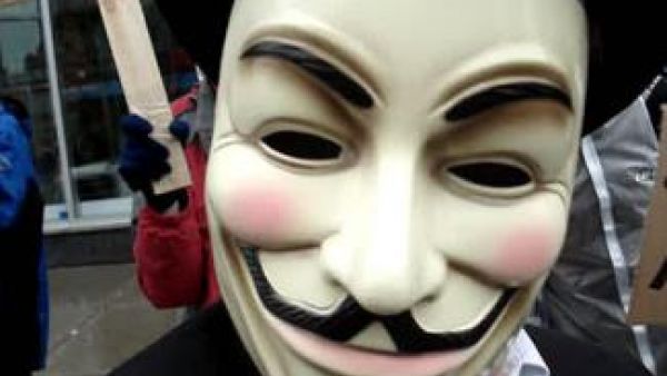 Saudi Arabia has imposed an interior ministry ban on the sale of Guy Fawkes masks ahead of Monday's 83rd National Day (Courtesy of Flickr/Ottawanonymous)