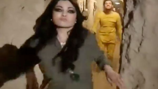 Funny times - Haifa Wehbe gets pranked! (Image: YouTube)