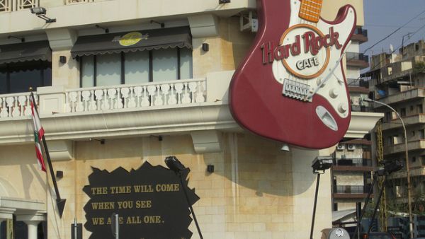The Hard Rock Cafe in Beirut, Lebanon, has shut down (image courtesy of Flikr)