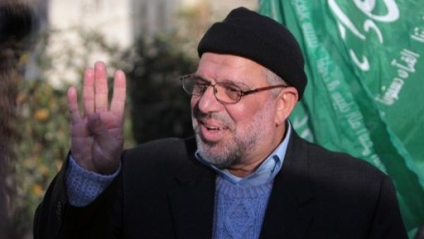Hassan Yousef told reporters at the time of his release Sunday that he will work with Hamas to achieve reconciliation with other Palestinian factions (Abbas Momani/AFP)