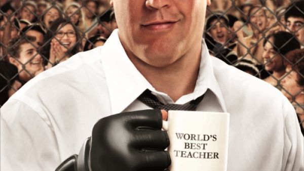 A teacher fighting in a cage for his students? Why not!