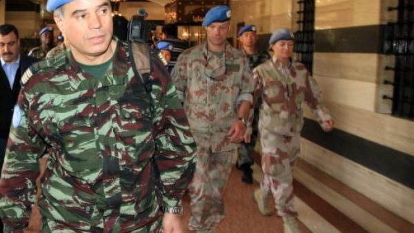 قائد بعثة المراقبين الدوليين في سوريا العقيد المغربي احمد حميش في دمشق
