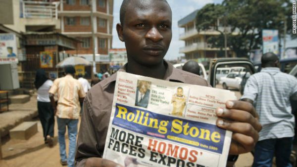 Newspaper headlines in Nigeria celebrated the Senate's passage of a bill that would make same-sex relationships illegal. (Photo courtesy of AFP/Getty Images/File)
