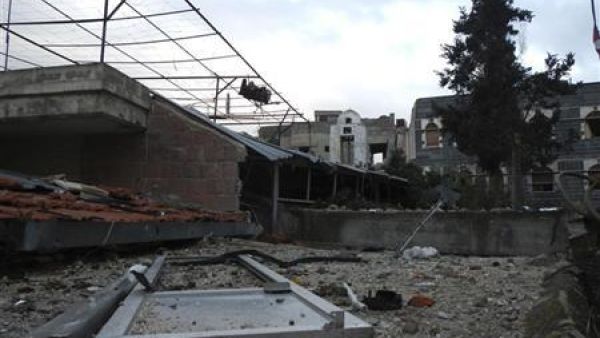 مباني مدمرة في حمص

